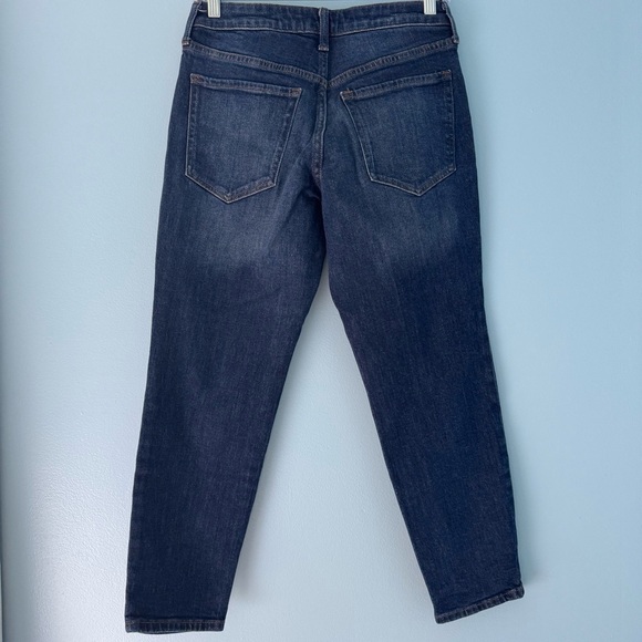 Old Navy Women’s OG Straight Mid Rise Ankle Jeans Size 4 Petite - Picture 2 of 4